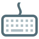 apple, computer, desktop, device, keyboard, pc svg vector icon