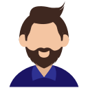 avatar, boy, character, man, user svg vector icon