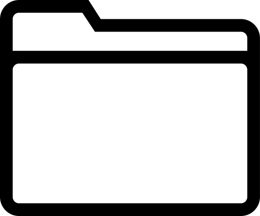 Folder svg vector icon