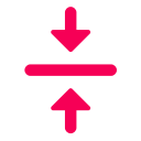google, google sheets, microsoft excel, sheets, vertical align center svg vector icon