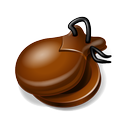 castanets, click clack, instrument, music icon