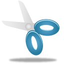 cut, scissors icon