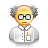 professor, scientist icon