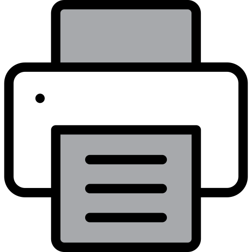 Printer svg vector icon
