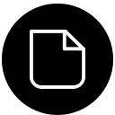 document, empty, file svg vector icon
