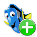 add,fish,animal,nemo,plus icon