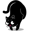 acrobat, cat icon