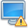monitor,error,warning,alert,wrong,computer,screen,display,exclamation icon