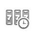 slot,machine,clock icon