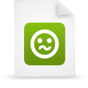 document, file, green, paper icon