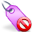 delete, purple, tag icon