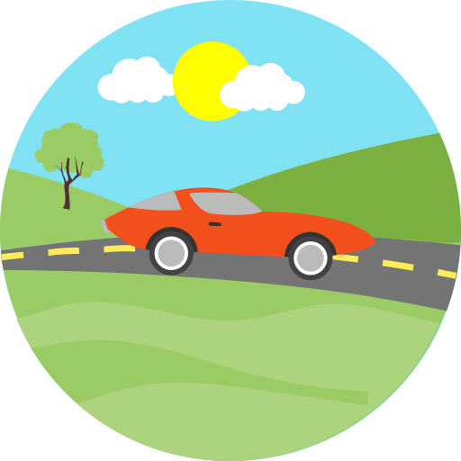 Sports Car svg vector icon