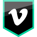 logo, media, social, vimeo svg vector icon