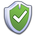 check, firewall, on, security, shield, yes icon