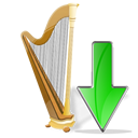 down, recyclebin icon