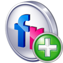 add, flickr icon