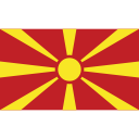 ensign, flag, macedonia, nation svg vector icon