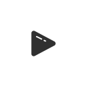 facebook, fb, play video, video svg vector icon