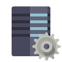 server,gear icon