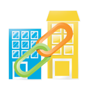 building, business, connection, google, internet, linking, marketing, seo, web icon