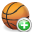 add, basketball icon
