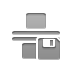 space,evenly,vertical,diskette icon