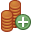 coin,stacks,copper,add,pay,payment,plus,cash,currency,money,check out,credit card icon