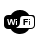 logo, wifi icon
