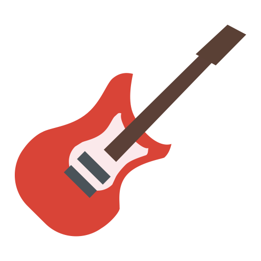 Electric Guitar svg vector icon