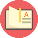 book, note svg vector icon