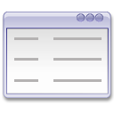 list, text, view icon