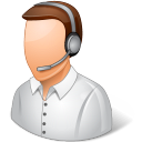 call center, male, support, technical support icon