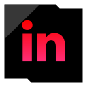 company, linkedin, logo, media, social svg vector icon