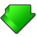 download,descending,fall,decrease,down,descend icon