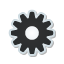 gear, sticker icon