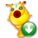 down,cartoon,descend,download,fall,decrease,descending icon