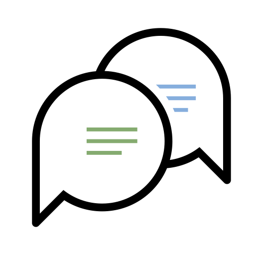Chat svg vector icon