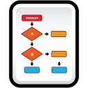 document,flow,chart,graph,file,paper icon