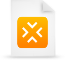file,document,paper,orange icon