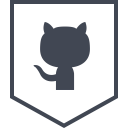 github, logo, media, social svg vector icon