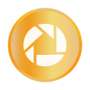 golden, photo, picasa, viewer svg vector icon