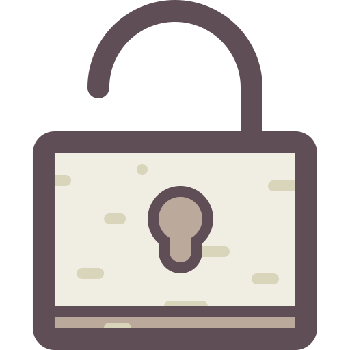 Unlock svg vector icon