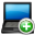add, laptop icon