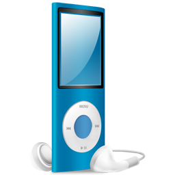 ipod,nano,blue icon