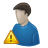 alert, user, warning icon
