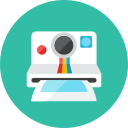 polaroid svg vector icon