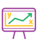 diagram, graph, , presentation svg vector icon