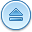 control,eject,blue icon