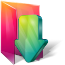 aurora, download, folder icon