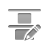 distribute,vertical,top,pencil icon
